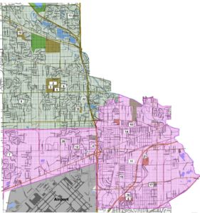 MSD of Wayne Township Boundary map